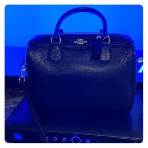 Black Coach crossbody bag